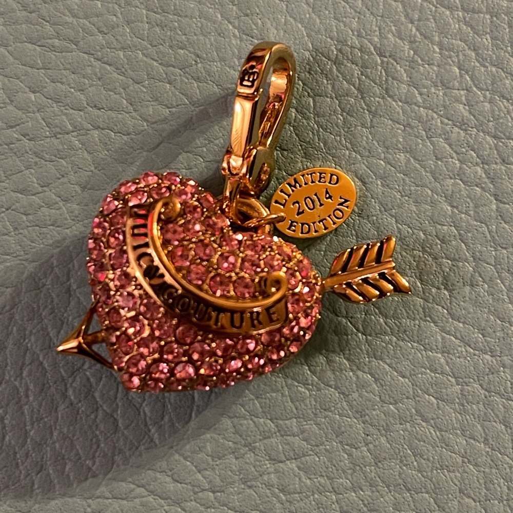 Pink juicy couture charm